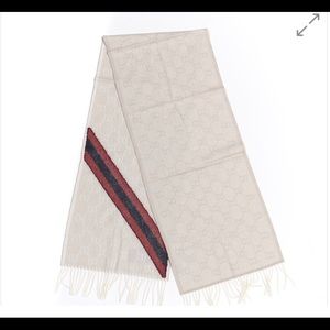 GUCCI SCARF SAND BLUE